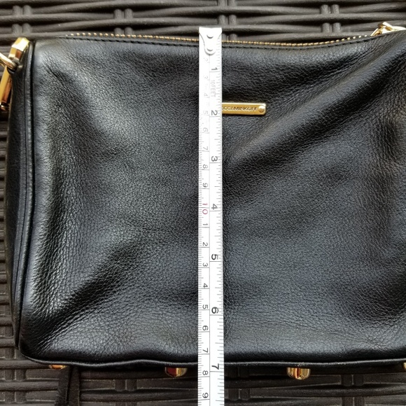 Rebecca Minkoff Black Gold Chain Studded Bag - Picture 6 of 8